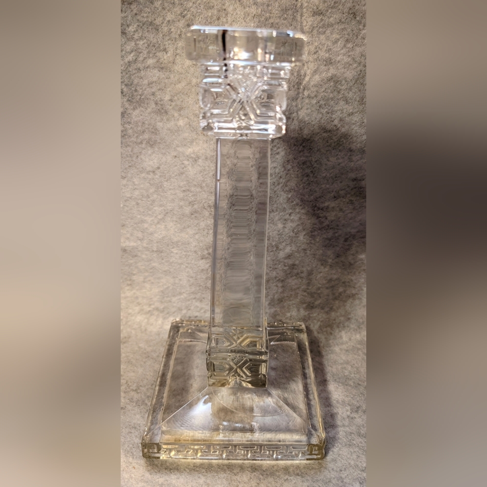 Vintage U. S. Glass Co. No. 15140 Athenia (OMN) Candlestick, introduced 1912
